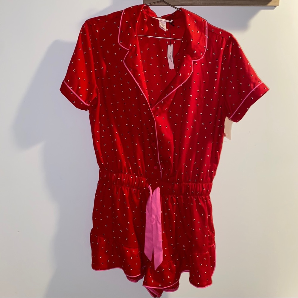Victoria’s Secret Satin Pajamas Romper (Jumpsuit)